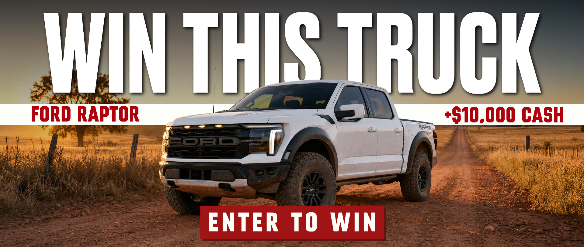 Hodge Twins #32 Sweepstakes – Win a 2026 Ford Raptor + $10,000 Cash